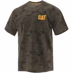 Caterpillar - T-shirt TRADEMARK - Homme (Vert / Marron foncé)