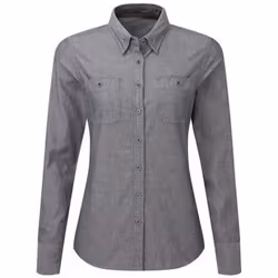 Premier - Chemise formelle ORGANIC FAIRTRADE CERTIFIED - Femme (Denim gris)