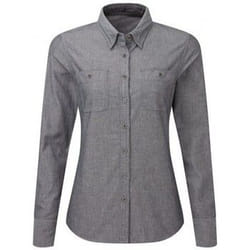 Premier - Chemise formelle ORGANIC FAIRTRADE CERTIFIED - Femme (Denim gris)