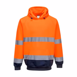 Portwest - Sweat à capuche - Homme (Orange / bleu marine)
