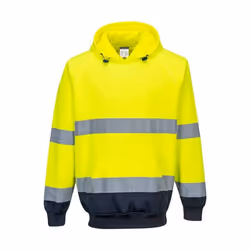 Portwest - Sweat à capuche - Homme (Jaune / bleu marine)