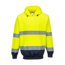 Portwest - Sweat à capuche - Homme (Jaune / bleu marine)