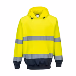 Portwest - Sweat à capuche - Homme (Jaune / bleu marine)