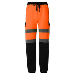 Yoko - Pantalon de jogging - Homme (Orange / bleu marine)