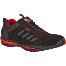Portwest - Chaussures de sécurité STEELITE LUSUM S1P HRO - Homme (Noir / rouge)