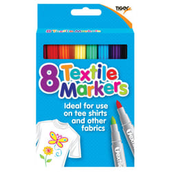 Tiger - Ensemble Marqueurs pour textiles (Multicolore)