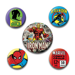 Marvel - Ensemble de badges (Multicolore)