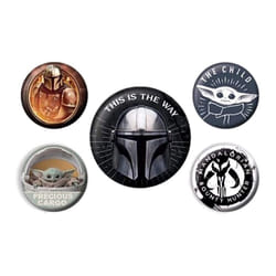 Star Wars: The Mandalorian - Ensemble de badges THIS IS THE WAY (Multicolore)