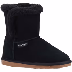 Skechers - Chaussons style bottines ASHLEIGH - Femme (Noir)