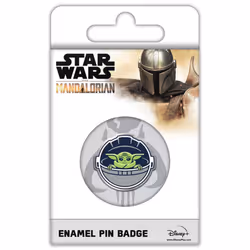 Star Wars: The Mandalorian - Badge ASSET POD (Argenté / Vert / Bleu marine)