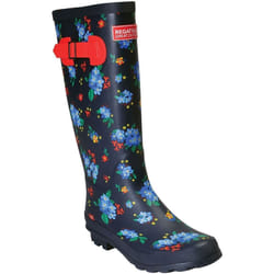 Regatta - Bottes de pluie FAIRWEATHER - Femme (Bleu marine/rouge)