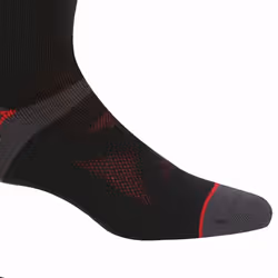 Regatta - Chaussettes pour bottines de randonnée - Adulte (Noir / Rouge foncé)