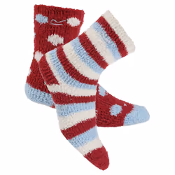 Regatta - Ensemble Chaussettes pour bottes COSY - Enfant (Rouge vif / Bleu clair / Blanc)