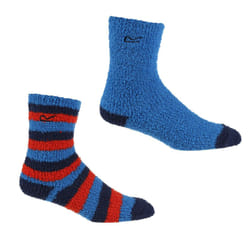 Regatta - Ensemble Chaussettes pour bottes COSY - Enfant (Bleu / bleu marine / rouge)