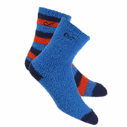 Regatta - Ensemble Chaussettes pour bottes COSY - Enfant (Bleu / bleu marine / rouge)