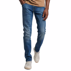 Jeans slim coton bio Superdry