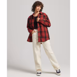 Surchemise en flanelle et peau lainée femme Superdry