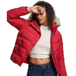 Doudoune Superdry Classic winter Femme Rouge