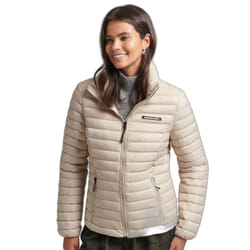 Veste Code Tech Core Down Nylon Beige