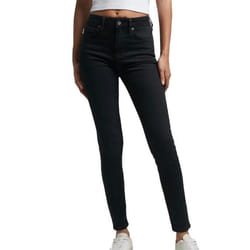 Jean Skinny Noir Femme Superdry Vintage High Rise