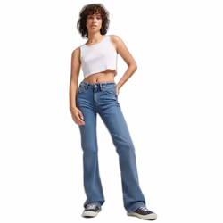 Jeans slim évasé taille mi-haute femme Superdry