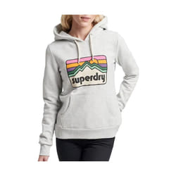 Sweat Superdry Glacier Femme Gris