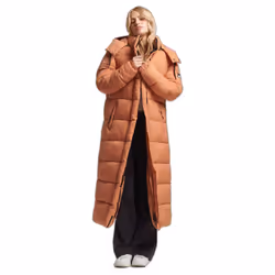 Doudoune longue femme Superdry Ripstop