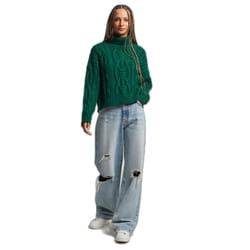 Pull en maille torsadée femme Superdry