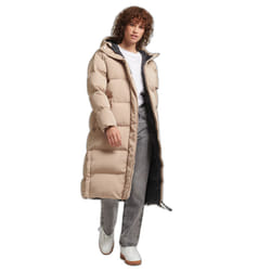 Doudoune longue à capuche femme Superdry