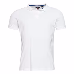 Polo Superdry Classic logo brodé vintage Homme Blanc