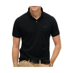 Polo Superdry classique Homme Noir