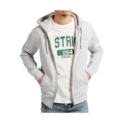 Sweat Superdry Classique vintage Homme Gris
