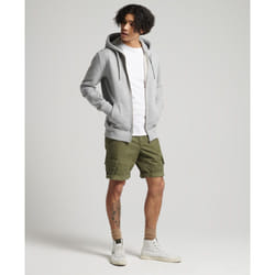 Sweat Superdry Embroidered baseball zip Homme Gris