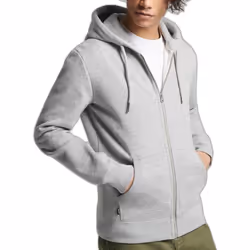 Sweat Superdry Embroidered baseball zip Homme Gris