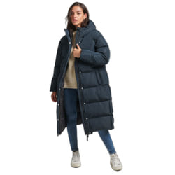 Doudoune longue à capuche femme Superdry