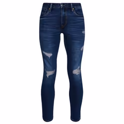 Jeans droit slim en coton bio Superdry