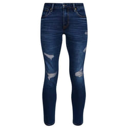 Jeans droit slim en coton bio Superdry