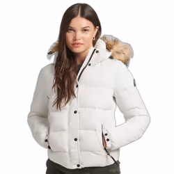Doudoune Superdry Winter classic Femme Blanc
