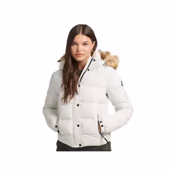 Doudoune Superdry Winter classic Femme Blanc