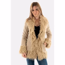 Manteau afghan avec doublure en fausse fourrure femme Superdry