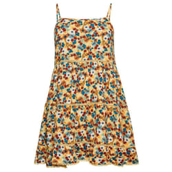 Robe Vintage Mini Beach Cami Viscose Jaune