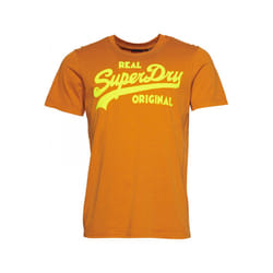 T-Shirt Vintage Vl Neon Coton Orange