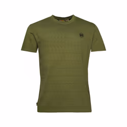 T-Shirt Vintage Texture Coton Vert