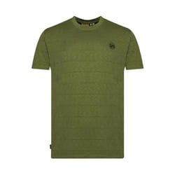 T-Shirt Vintage Texture Coton Vert