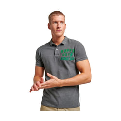 Polo Superdry Superstate Homme Gris