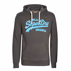 Sweat Superdry Vintage VL Neon Homme Gris