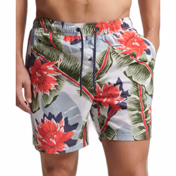 Maillot de bain Superdry Motif flowers Homme Multicolor