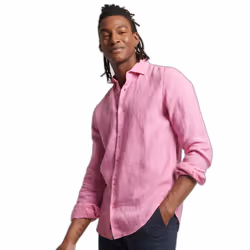 Chemise décontractée manches longues en lin Superdry