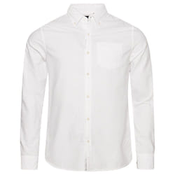 Chemise manches longues en coton bio Superdry Oxford - M – Court (Short)