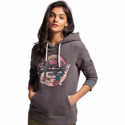 Sweatshirt à capuche femme Superdry Vintage Logo Narrative